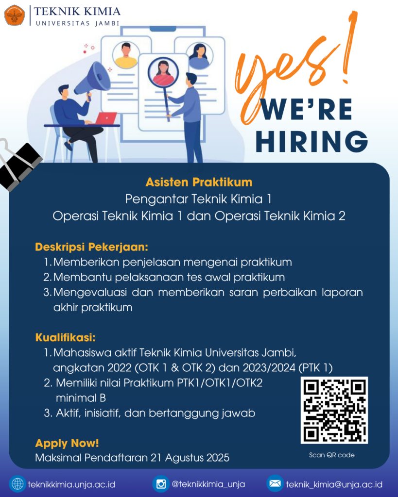 Pengumuman Hasil Seleksi Asisten Praktikum